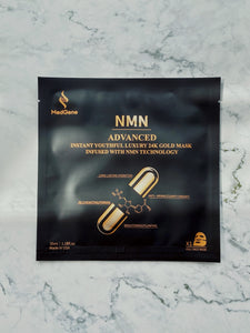 NMN Beauty Face Mask-24K Gold Mask Infused With NMN Technology