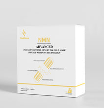 Load image into Gallery viewer, NMN Beauty Face Mask-24K Gold Mask Infused With NMN Technology
